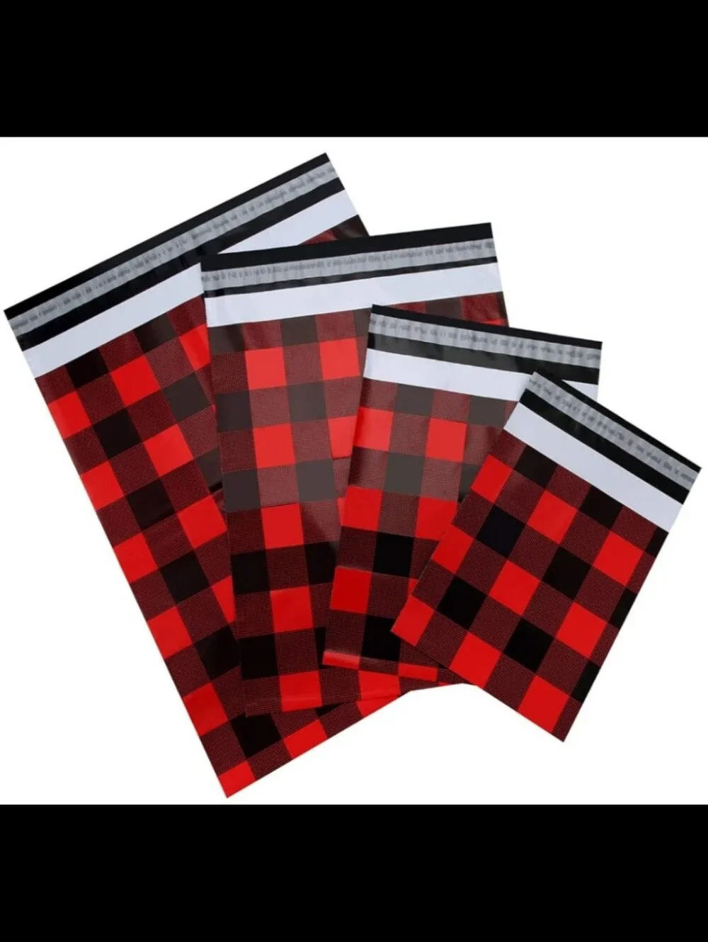 24pc POLY MAILER BUNDLE 💌 BUFFALO PLAID